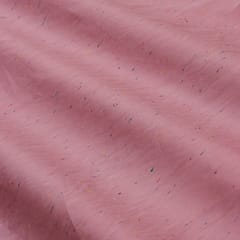 Pink Georgette Stripe Work Fabric