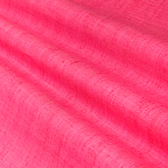 Bubblegum Pink Plain Mahi Silk Fabric