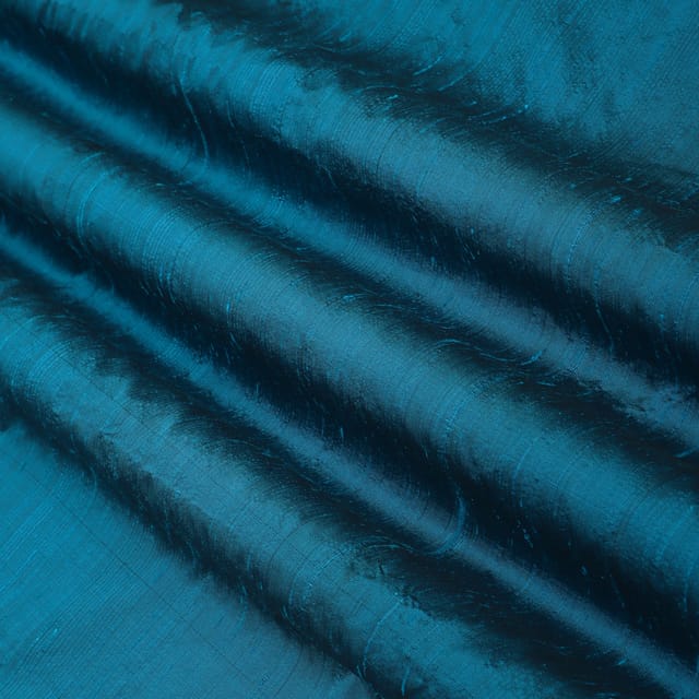 Royal Blue Raw Silk Fabric
