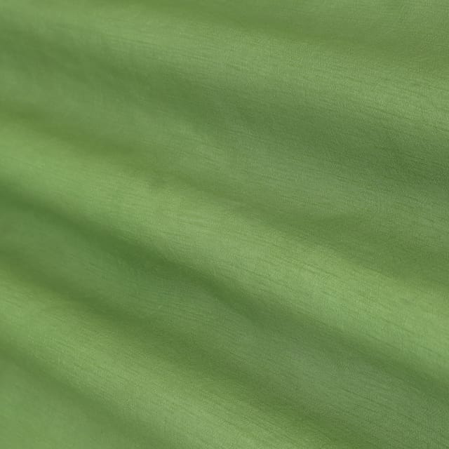 Green Nokia Silk Plain Fabric