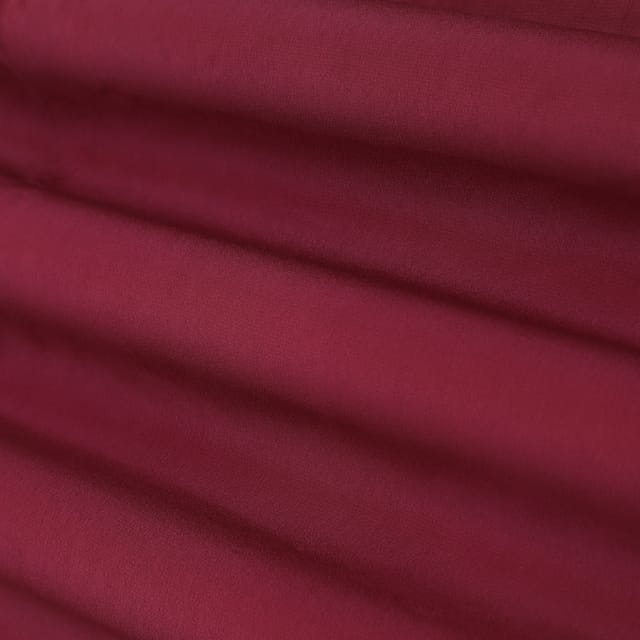 Rose Red Crepe Fabric