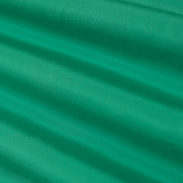 Turquoise Green Pure Crepe Fabric