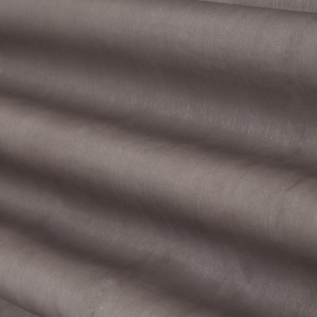 Sreel Grey Noil Silk Fabric
