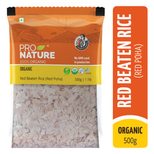 Organic Red Beaten Rice (Red Poha) 500g