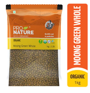 Organic Moong Green Whole 1 kg