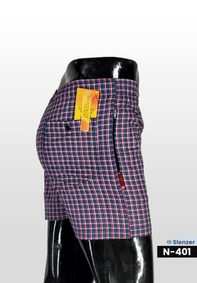 Rs 158/Piece-Slenzer Cotton Checkered Boxers for Men Set Of 9, N-401.