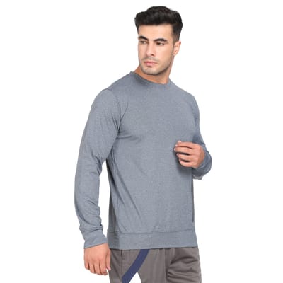 Rs 342/Piece-Gypsum Men's Sweatshirt Grey - Set of 4