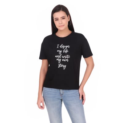 Rs 368/Piece-Write my own story women T-shirt 15 - Set of 9