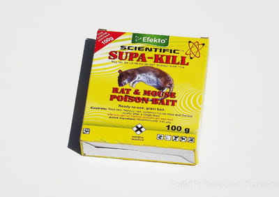 Efekto Scientific Supa-Kill Rat Poison Bait - 100g