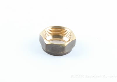 Cobra Cap Nut Spare Brass 22mm