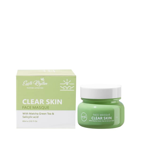 CLEAR SKIN FACE MASQUE
With Matcha Green Tea &amp; Salicylic acid`
