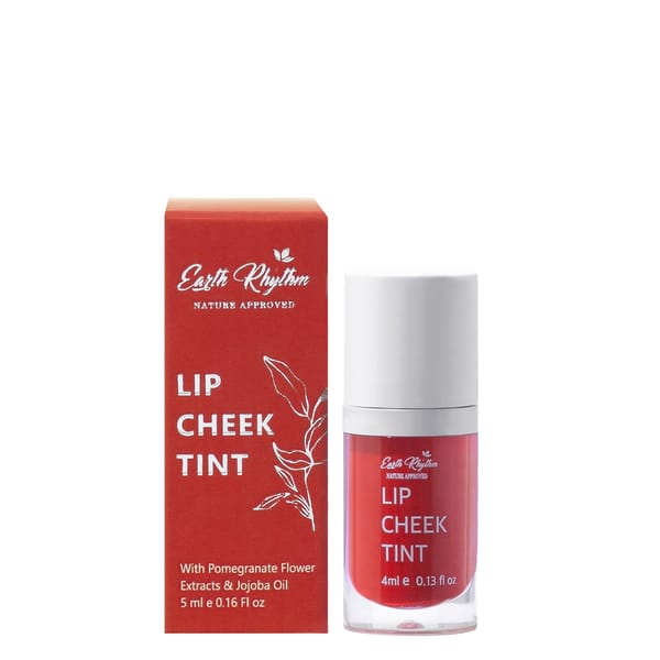 LIP & CHEEK TINT CHERRY -  With Pomegranate Flower Extracts & Jojoba Oil