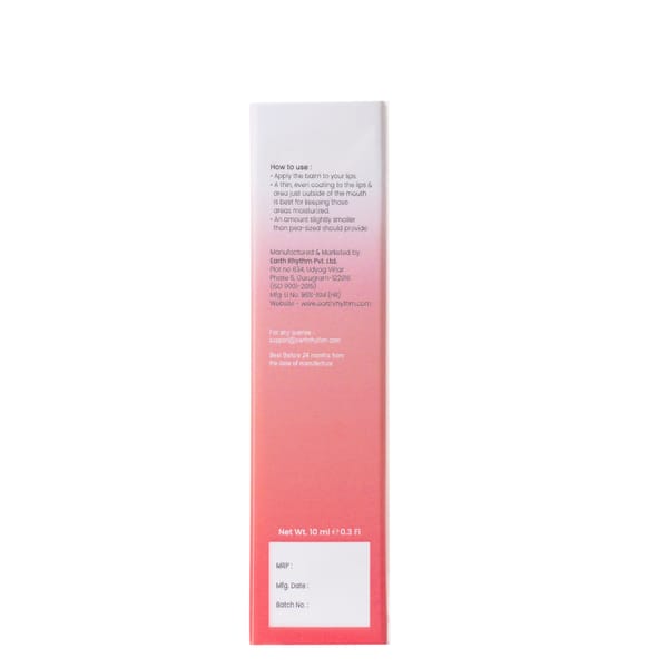 LIP MASQUE
Beetroot Extract Pomegranate Flower