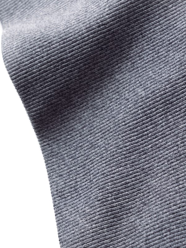 Grey Ribbed Seamless Shorts