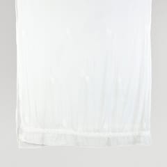 Pearl White Dyeable / Pure Cotton Noori  Kurta / Dupatta Piece On Chikankari Embroidery