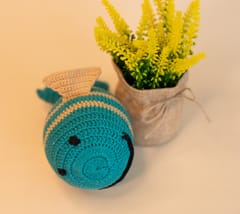 Handmade Crochet Rattle - Fish (Pack Of 2)