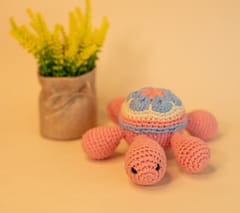 Handmade Crochet Rattle - Turtle (Pack Of 3)