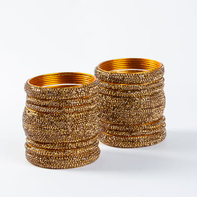 Hyderabad Lac Bangles / Traditional / Gold Plated