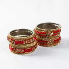 Hyderabad Lac Bangles / Red Colour
