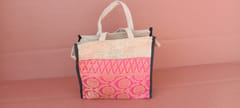Pink Ladies Jute Carry Bag | Reusable & Eco-friendly