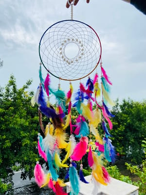Colourful Dream Catcher Wall Hanging