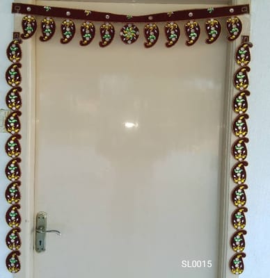 Traditional Door Toran With Velvet Cloth- SL0015