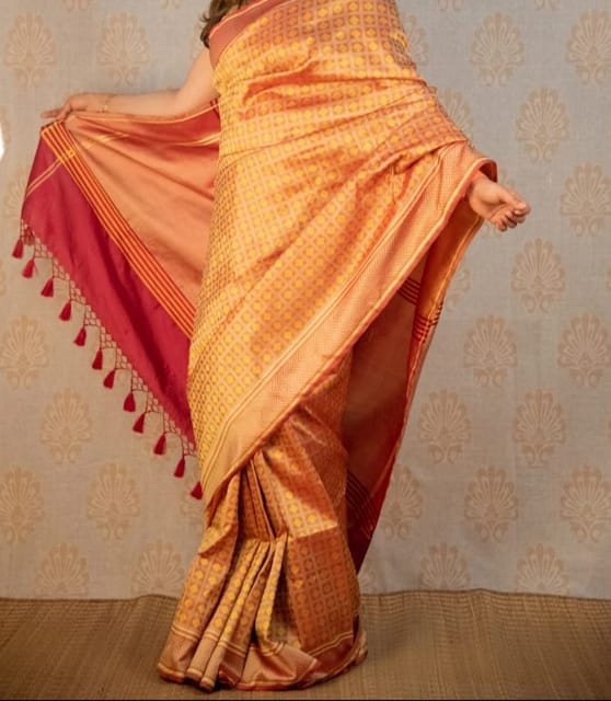 Banarasi Silk Saree - Tanchoi Work