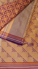 Banarasi Silk Tanchoi Saree - Yellow Colour