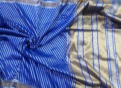 Banarasi Silk Saree / Blue / Handloom