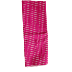 Pink Ikkat Fabric-016