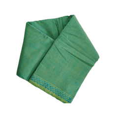 Green Colour Cotton Fabric-1