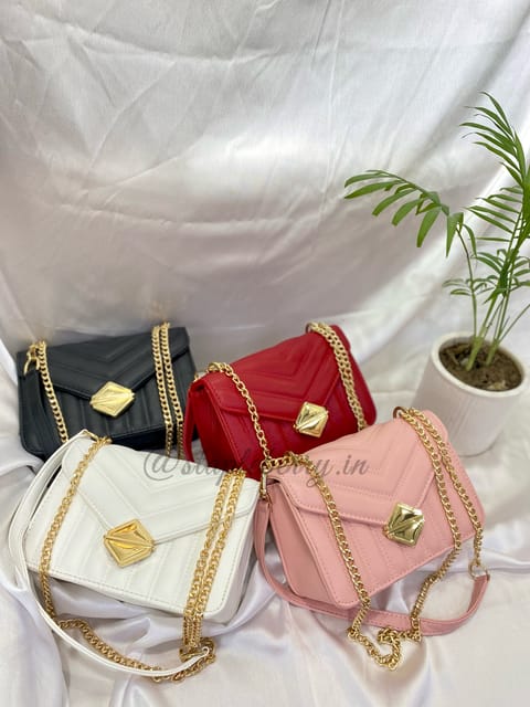 sling bag with chain strap