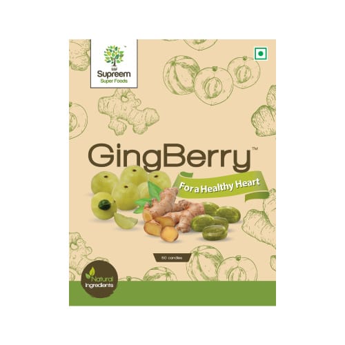 Gingberry™ - Healthy Heart Candy (Ginger & Amla extracts) – 50’s pack
