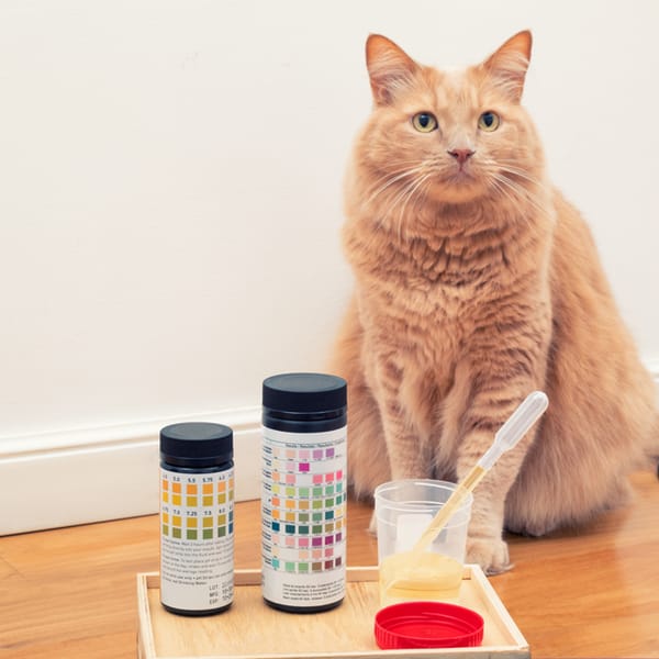 Urine test for cats