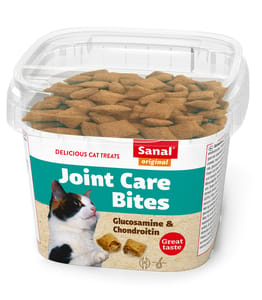Sanal Fish Bites in Cup Joint Care Crunchy Treats for Cats 75g