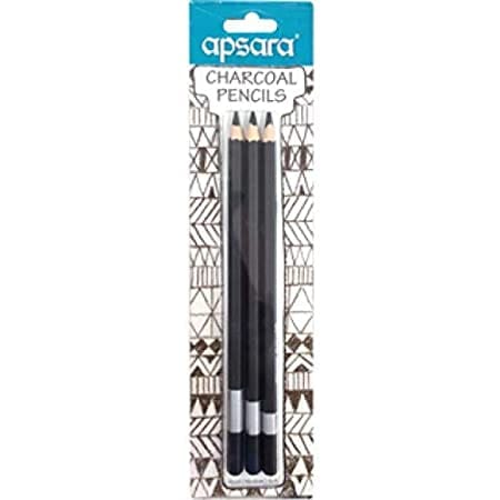 apsara charcoal pencils set