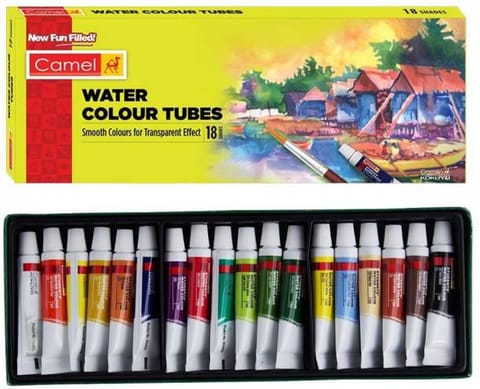 water colour tubes - 18 shades