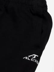 Alcis Men Black Solid Track Pants