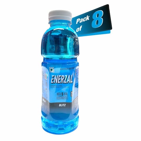 Enerzal Energy Drink BLITZ Isotonic Hydration PB 500 ML (Pack of 8)