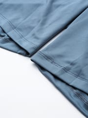Alcis Men Blue Solid Slim Fit Sports Shorts - Quick-Dry