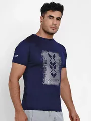 Nivia  Nitro-9 Men Round Neck T-Shirt - Quick-Dry