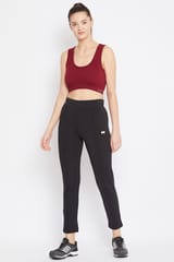 Clovia Activewear Ankle Length Tights- Quick-Dry
