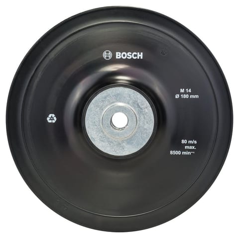 Bosch Backup Pad for Fiber sanding Disc D 180mm-2608601209