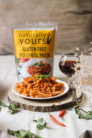 Naturally Yours Red Lentil Pasta 200g